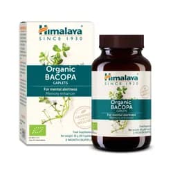 Himalaya Organic Bacopa, Bakopa drobnolistá, BIO, 60 kapslí