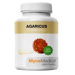 MycoMedica Agaricus, extrakt, 500 mg, 90 rostlinných kapslí
