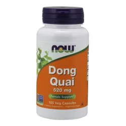 NOW Dong Quai (Andělika čínská), 520 mg, 100 rostlinných kapslí