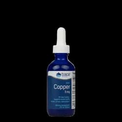 Trace Minerals Ionic Copper, Ionizovaná měď, 3 mg, 59 ml