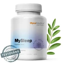 MycoMedica MySleep, podpora relaxace a spánku, 90 rostlinných kapslí