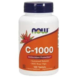 NOW Vitamin C-1000 s šípkem a postupným uvolňováním, 100 tablet