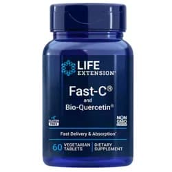 Life Extension Fast-C and Bio-Quercetin, vitamin C a kvercetin, 60 tablet