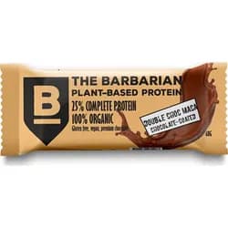 The Barbarian Proteinová Tyčinka Organic Chocolate Coated Double Choc & Maca, 68 g