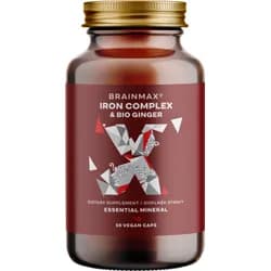 BrainMax Iron Complex®, železo bisglycinát, 25 mg, 50 rostlinných kapslí