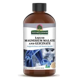 Nature's Answer Liquid Magnesium Malate and Glycinate, hořčík malát a bisglycinát, 480 ml