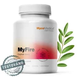 MycoMedica MyFire, směs hub a bylin, 90 rostlinných kapslí