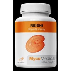 MycoMedica Reishi Extrakt, 30 % polysacharidů a 4 % triterpenů, 90 rostlinných kapslí