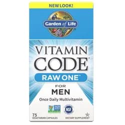 Garden of Life Vitamin Code Men Raw one For Men, Multivitamin pro muže, 75 rostlinných kapslí