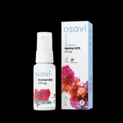 Osavi Methyl-B12 Oral Spray, Vitamín B12 ústní sprej, třešeň, 100 mcg, 25 ml