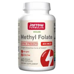 Jarrow Methyl Folate (aktivní forma kyseliny listové), 400 mcg, 60 kapslí