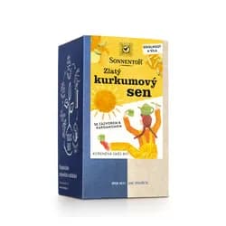 Sonnentor - Zlatý kurkumový sen, porcovaný čaj, BIO, 18 ks