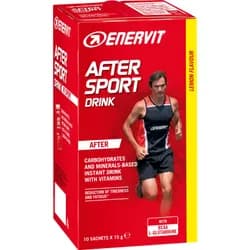 Enervit After Sport Drink, citron, 10 x 15 g