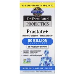 Dr. Formulated Probiotics Prostate+ (probiotika pro muže), 50 mld. CFU, 15 kmenů, 60 rostlinných kapslí