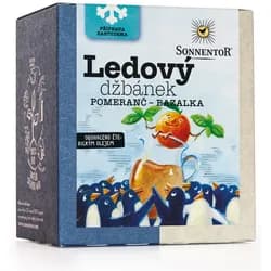 Sonnentor - Ledový džbánek® pomeranč – bazalka, porcovaný čaj, BIO, 16 ks