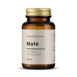 Herbal Store  Maté kapsle - extrakt z rostliny 10:1 50 kapslí
