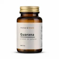 Herbal Store  Guarana kapsle - prášek ze semene 100 kapslí