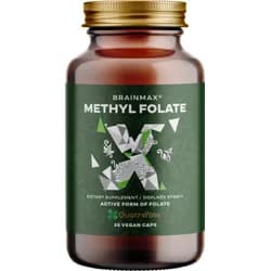 BrainMax Methyl Folate®, Kyselina listová v aktivní formě, 400 mcg, 50 rostlinných kapslí