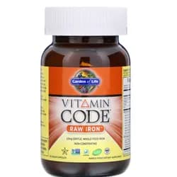 Garden of Life Vitamin Code RAW Iron (železo), 30 kapslí