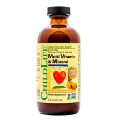 ChildLife Essentials Multi Vitamin & Mineral, multivitamin s minerály, pomeranč a mango, 237 ml