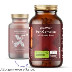 BrainMax Iron Complex®, 20 mg, 50 rostlinných kapslí