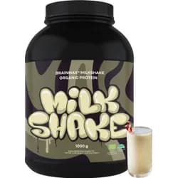 BrainMax Milkshake Protein, bez příchutě, BIO, 1000 g