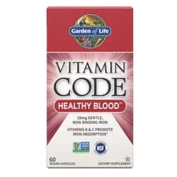 Garden of Life Vitamin Code Healthy Blood, 60 rostlinných kapslí