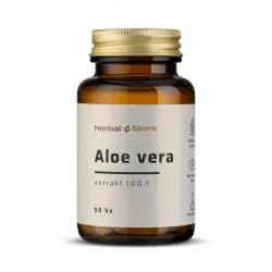 Herbal Store  Aloe vera kapsle - extrakt 100:1 50 kapslí