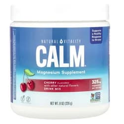 Natural Vitality Calm Magnesium Drink Mix, hořčík, třešeň, 226 g