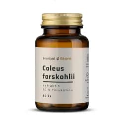 Herbal Store  Coleus forskohlii kapsle - extrakt s 10% forskolin 50 kapslí