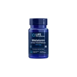 Life Extension Melatonin 6 Hour Timed Release, melatonin s časovým uvolňováním, 60 rostlinných tablet