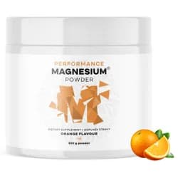 Performance Magnesium® Powder, hořčík bisglycinát v prášku, 90 dávek, 550 g Příchuť: Pomeranč